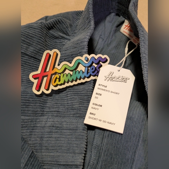 NWT Hammies Navy Shorts Size 30 - Picture 6 of 9
